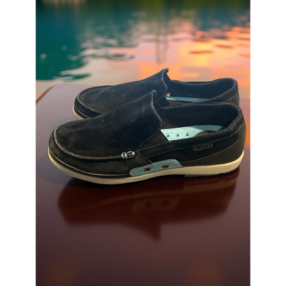 CROCS Other - Crocs Black Slip-On Comfort Loafers 14757 Mens 8